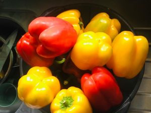 Red and Yellow Capsicum